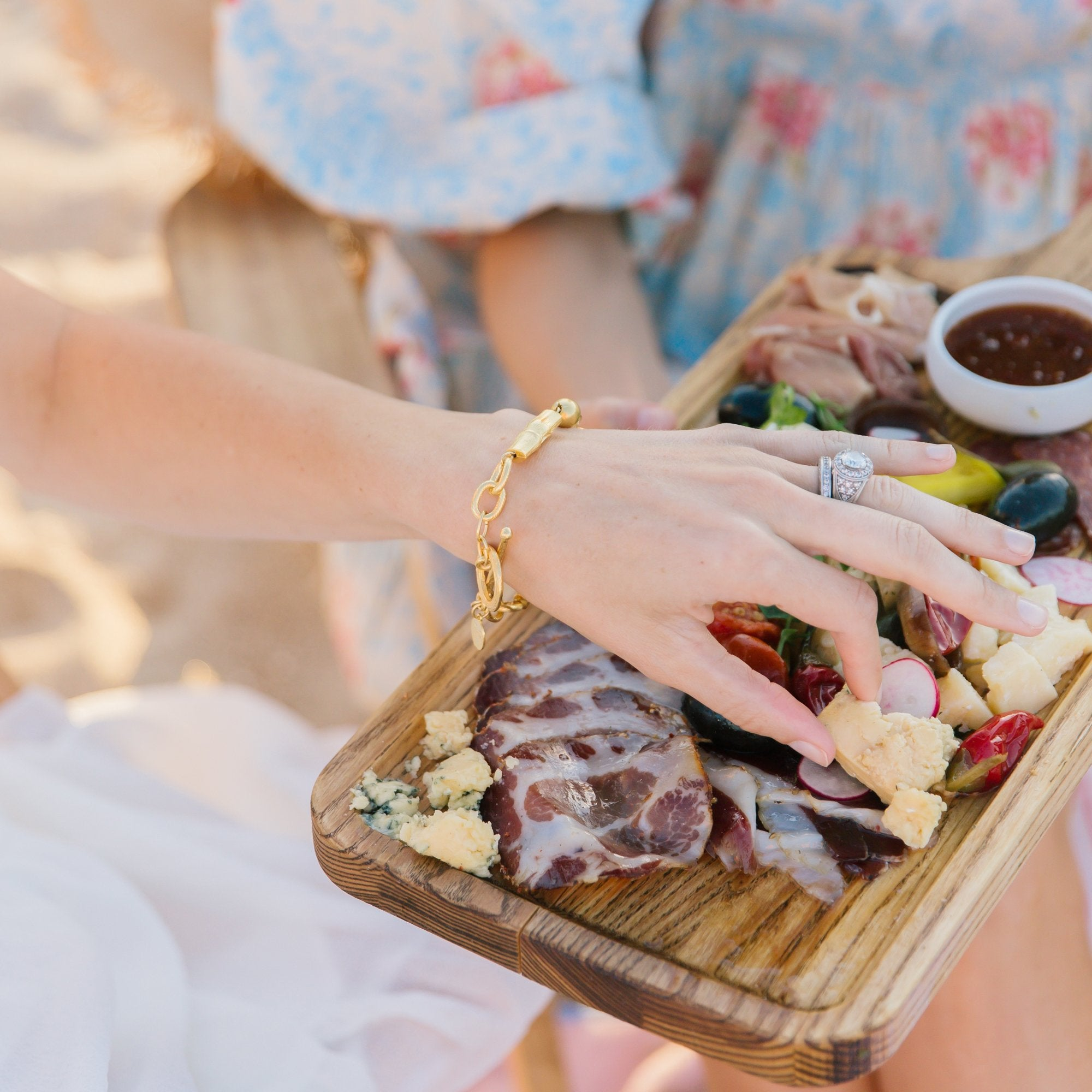 Susan Shaw Bamboo Toggle Bracelet