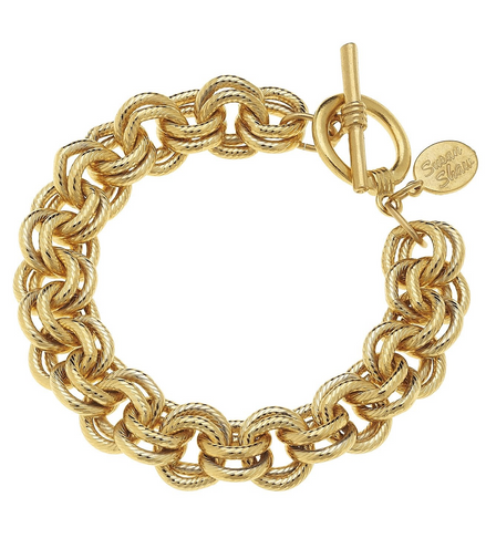 Susan Shaw Double Link Chain Bracelet