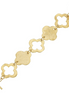 Susan Shaw Linked Clover Toggle Bracelet