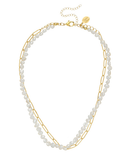 Susan Shaw Piper Paperclip Necklace