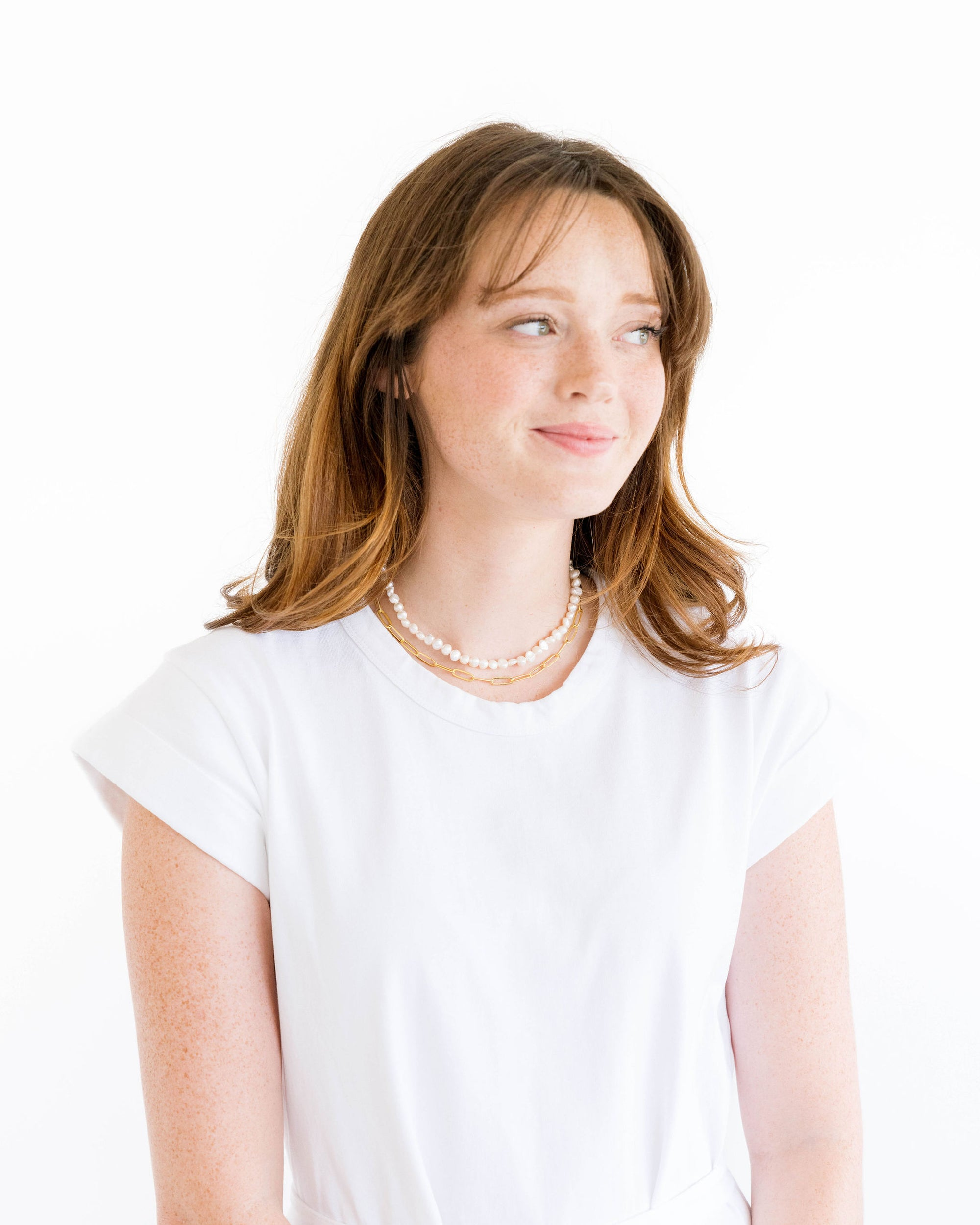 Susan Shaw Piper Paperclip Necklace