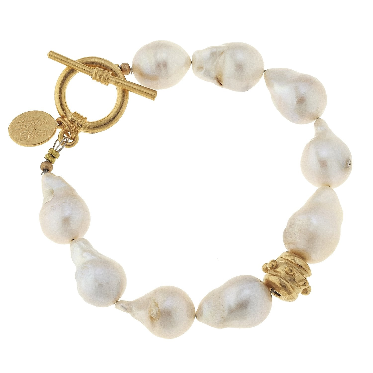 Susan Shaw Baroque Pearl Bracelet