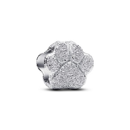Pandora Textured Paw Mini Charm