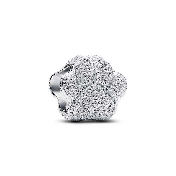 Pandora Textured Paw Mini Charm