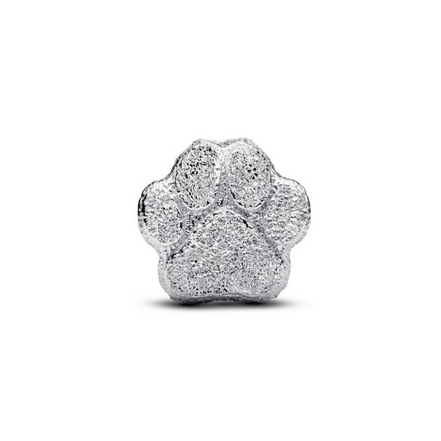 Pandora Textured Paw Mini Charm