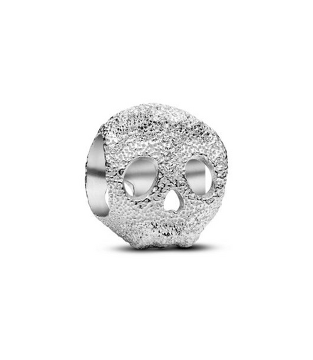 Pandora Textured Skull Mini Charm