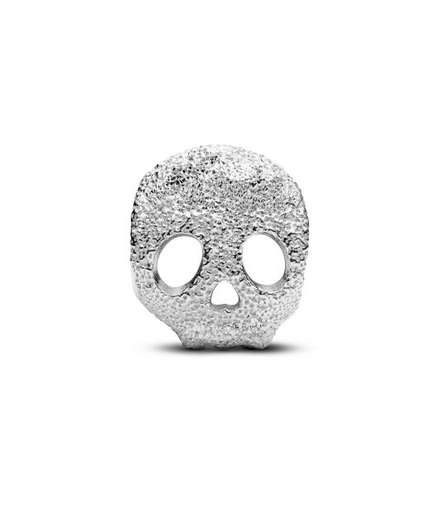 Pandora Textured Skull Mini Charm