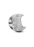 Pandora Me/Moments Silver Textured Moon Mini Charm