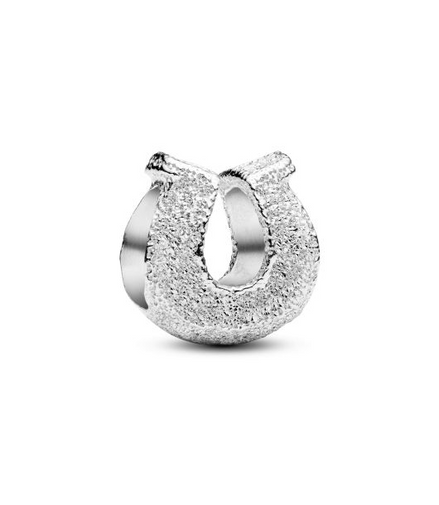 Pandora Textured Horseshoe Mini Charm