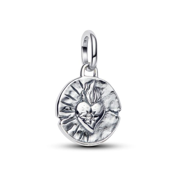 Pandora ME/Moments Silver Heart Medallion Charm