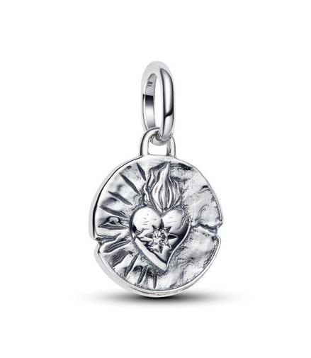 Pandora ME/Moments Silver Heart Medallion Charm