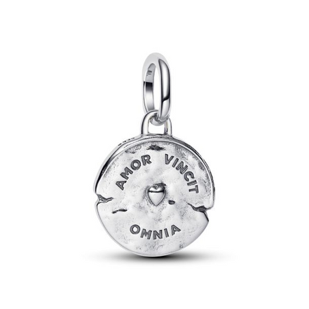 Pandora ME/Moments Silver Heart Medallion Charm