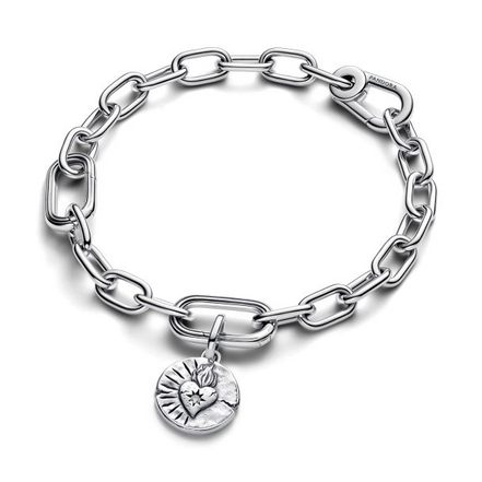 Pandora ME/Moments Silver Heart Medallion Charm