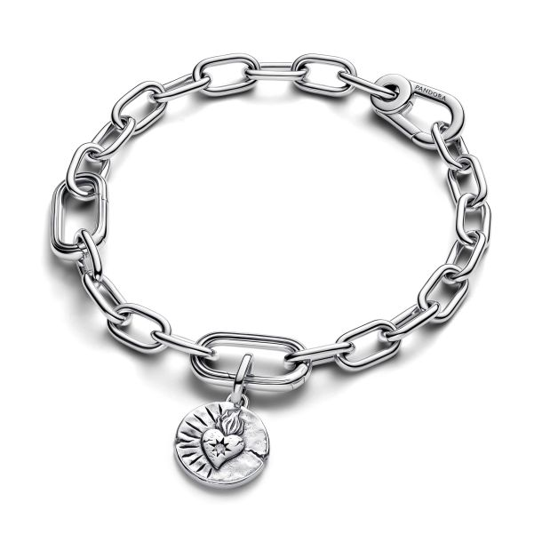 Pandora ME/Moments Silver Heart Medallion Charm