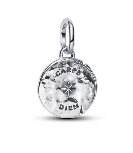 Pandora ME/Moments Silver Skull Medallion Charm