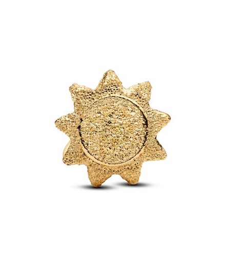 Pandora Me/Moments 14K Gold-Plated Textured Sun Mini Charm