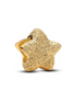 Pandora Textured Star Gold-Plated Mini Charm