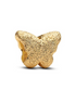 Pandora Textured Butterfly Gold-Plated Mini Charm