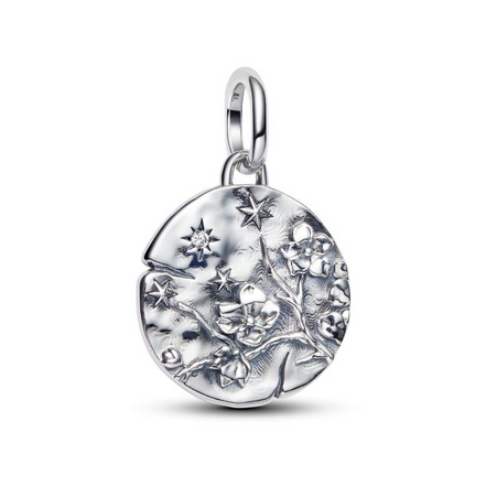 Pandora ME Cherry Blossom Medallion Charm