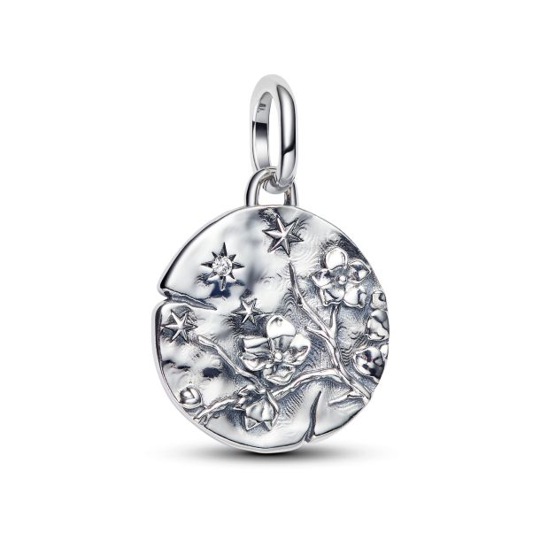 Pandora ME Cherry Blossom Medallion Charm
