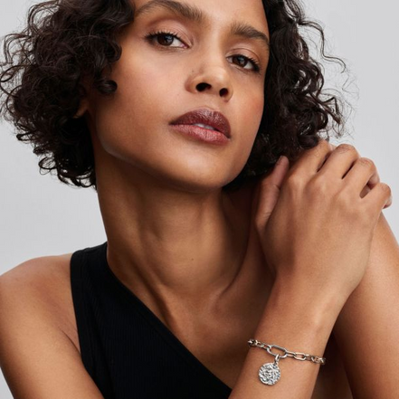 Pandora ME Cherry Blossom Medallion Charm