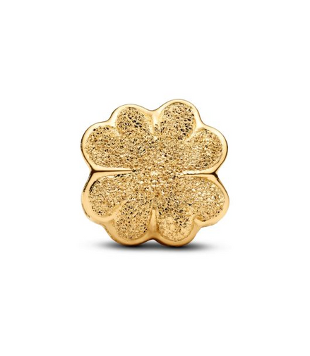 Pandora Textured Clover Gold-Plated Mini Charm