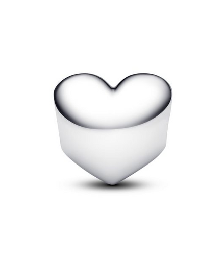 Pandora Moments Silver January Engravable Red Stone Heart Charm