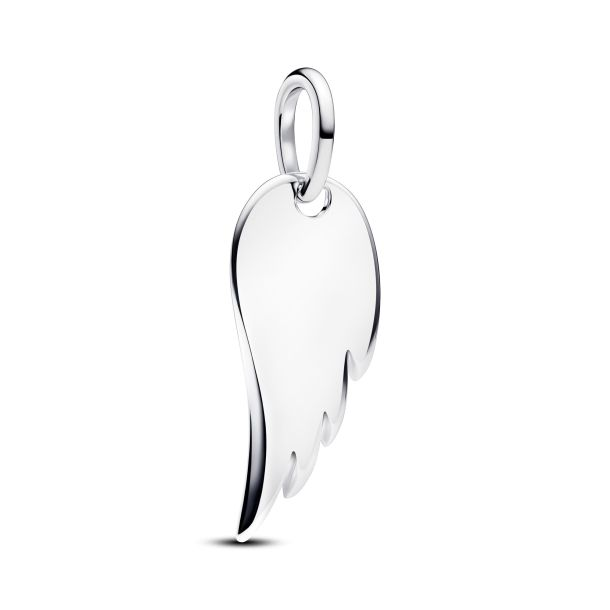 Pandora Engravable Angel Wing Tag Pendant