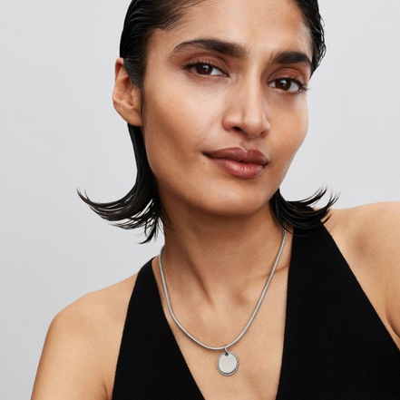 Pandora Engravable Round Tag Pendant