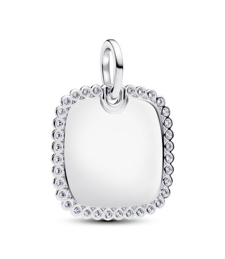 Pandora Engravable Square Tag Pendant
