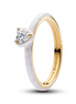 Pandora ME White Chakra Heart Gold-Plated Ring Size 7