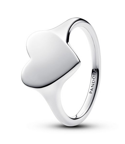 Pandora Engravable Heart Ring Size 7