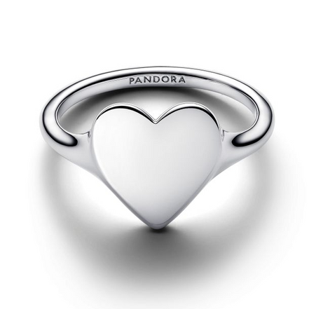 Pandora Engravable Heart Ring Size 7