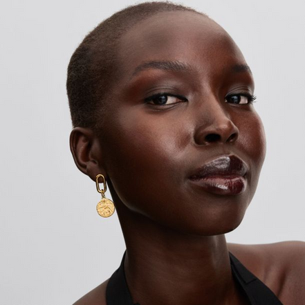 Pandora ME Swallow Gold-Plated Medallion Charm