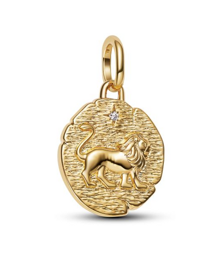 Pandora ME Lion Gold-Plated Medallion Charm