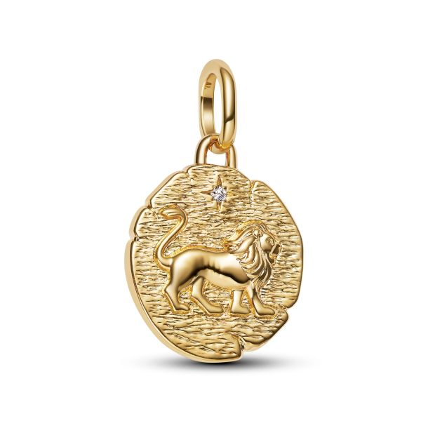 Pandora ME Lion Gold-Plated Medallion Charm
