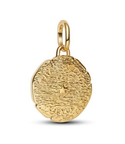 Pandora ME Lion Gold-Plated Medallion Charm