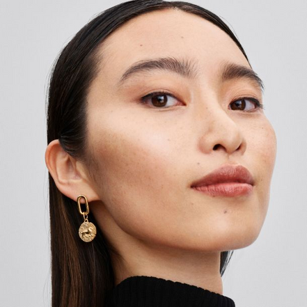 Pandora ME Lion Gold-Plated Medallion Charm