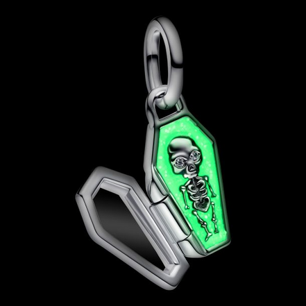 Pandora Openable Glow-in-the-Dark Coffin Charm