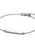 Pandora Moments Silver Engravable Bar Chain Bracelet Size 18