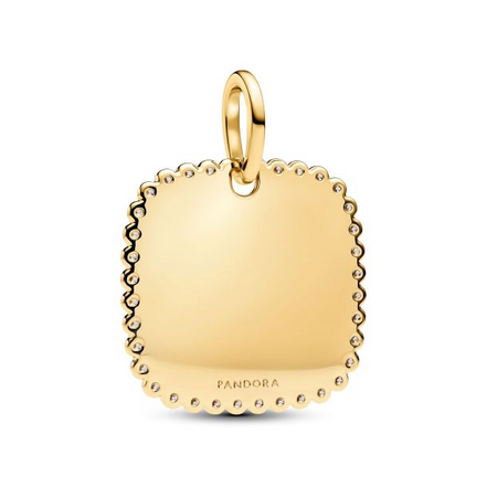 Pandora Engravable Square Tag Pendant