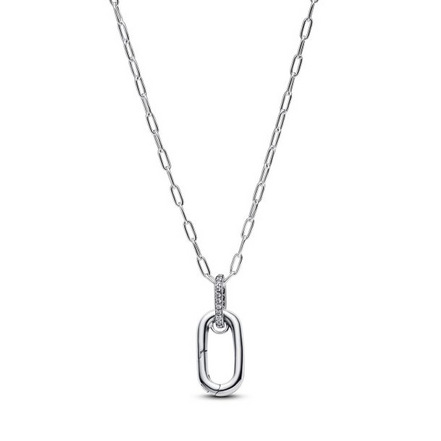 Pandora ME Silver Openable Link Pendant Necklace 50cm