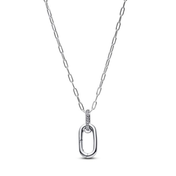 Pandora ME Silver Openable Link Pendant Necklace 50cm