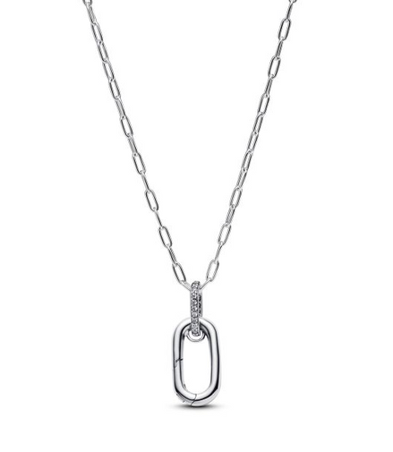 Pandora ME Silver Openable Link Pendant Necklace 50cm