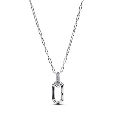 Pandora ME Silver Openable Link Pendant Necklace 50cm