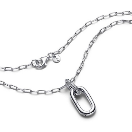 Pandora ME Silver Openable Link Pendant Necklace 50cm