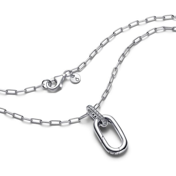 Pandora ME Silver Openable Link Pendant Necklace 50cm