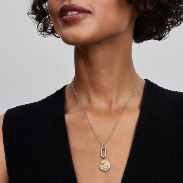 Pandora ME Silver Openable Link Pendant Necklace 50cm