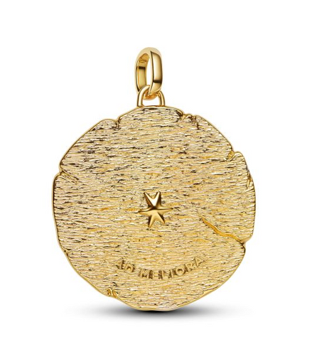 Pandora ME Crossing Arrows Oversized Gold-Plated Medallion Charm