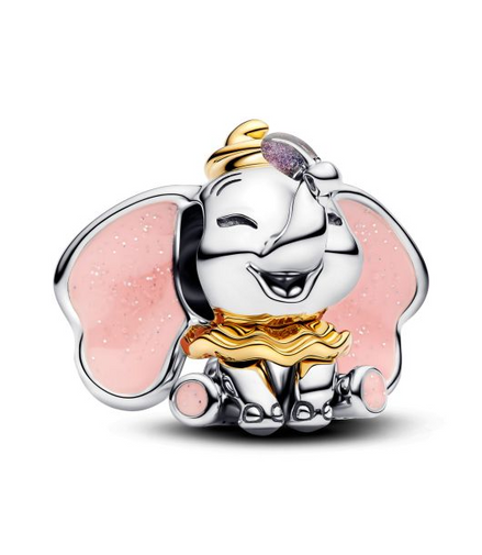 Pandora X Disney Dumbo Two-Tone Sterling Silver and 14K Gold-Plated Charm
